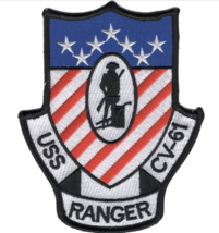 5&quot; Navy Uss CV-61 Ranger Embroidered Patch - £27.63 GBP