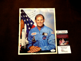 Sonny Carter STS-33 Nasa Astronaut Signed Auto Vintage Color 8 X 10 Litho Jsa - £94.95 GBP