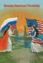 Russian American Friendship - Art Print - £17.57 GBP+