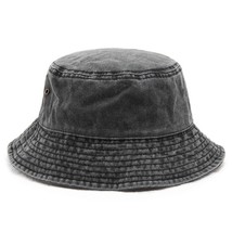 2023 New Unisex Bucket Hats Women Summer screen  Hat Men Pure Color bonnet s Out - £31.07 GBP