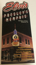 Vintage Elvis Presley’s Memphis Brochure Restaurant Memphis Tennessee BRO13 - £7.81 GBP