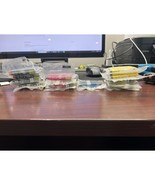 Lot 12 EPSON E-2001 Black T02002 Cyan E-2003 Magenta E-2004 Yellow INK C... - $35.17 CAD