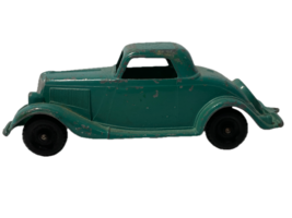 1950&#39;s, HUBLEY DIE CAST METAL, #404, FORD COUPE, ROADSTER, GREEN - $19.80