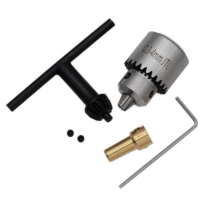 Micro Motor Drill Chuck Clamping Range 0.3-4mm Taper Mounted Mini 3.178mm - $4.99