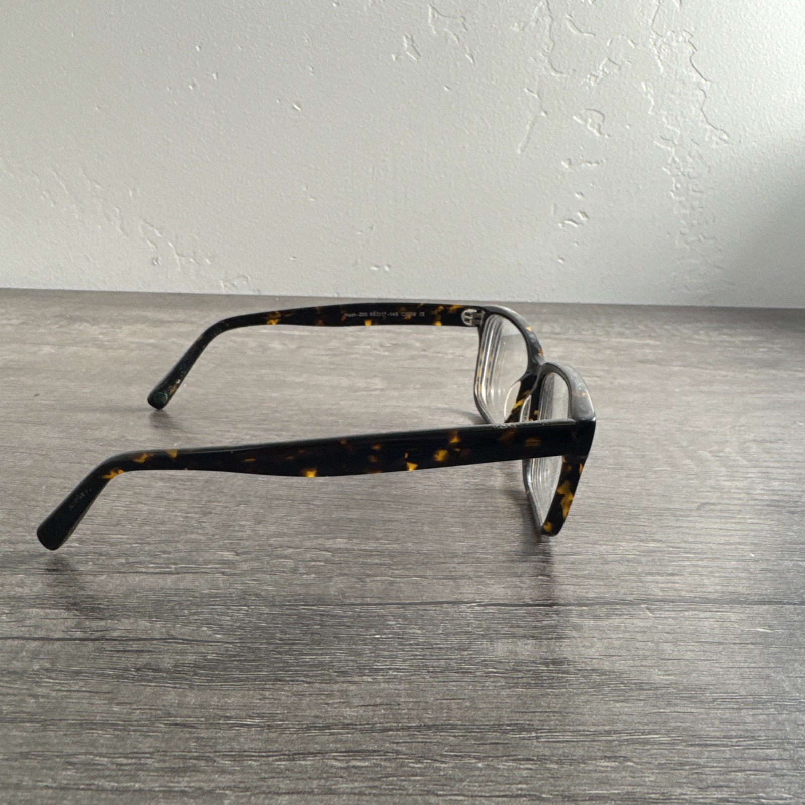 Warby Parker Eyeglasses Nash 200 Tortoise Brown Square FRAMES ONLY 55 17 145 Item image 2
