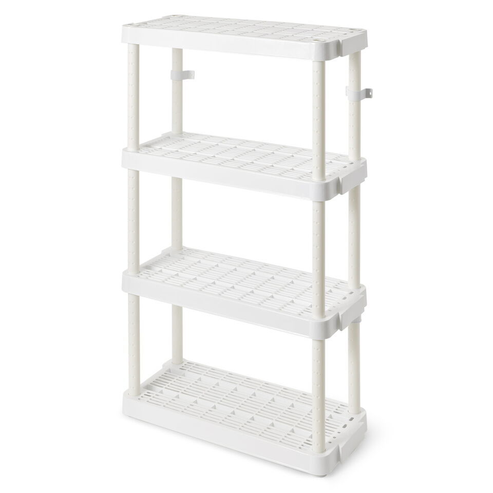 Gracious Living 54.5 Inch 4 Shelf Heavy Duty Light Weight Garage or Indoor - $76.67