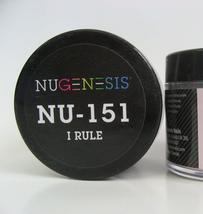 NuGenesis Nail Dipping Powder Color 1.5oz/43g jar - (NU151 I RULE) - £15.09 GBP