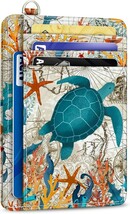 Credit Card Holder Slim Wallet, Sea Turtle RFID 4.65 x 3.35 x 0.2 inches - $17.12 Credit Card Holder Slim Wallet, Sea Turtle RFID 4.65 x 3.35 x 0.2 inches - $17.12
