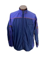 Adidas 1990s Vintage Windbreaker Jacket Full Zip Purple Blue Retro Mens ... - €18,74 EUR