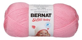 Bernat Softee Baby Yarn Solids Prettiest Pink Pack of 1 Skein - $25.60