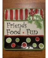 Fitz &amp; Floyd Friends Food Fun Serving Plate - $130.71 MXN