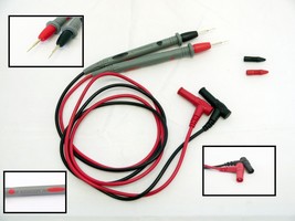 1 Set Ultra sharp pointed Probe Test Leads Pin Cable 20A For Multimeter Meter - £19.01 GBP
