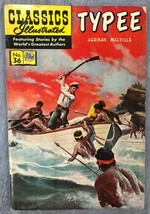 Classics Illustrated #36 Typee By Herman Melville (Hrn 169) Stiff Cvr VG+/FINE- - £10.24 GBP