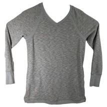 Duluth Trading Sweater Womens Medium Heather Light Gray with Pockets - $29.69