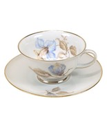 Rosenthal Aida Henley White Cup &amp; Saucer Bahnhof Selb Floral Gold Edge - $29.59 CAD