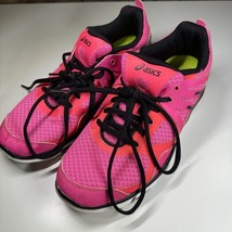 Asics Gel Shoes Sneakers Neon Pink Mesh S378N Size 8.5 Women’s Running T... - $21.04