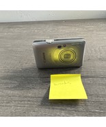 Canon IXUS 100 IS Digital Compact Camera Working w/ Canon 3x IS Lens Silver - $149.87