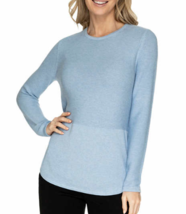 Advent Women&#39;s Plus Size 2X Blue Knit Long Sleeve Sweater NWT - £14.34 GBP