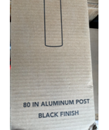 LUTEC 80 in. Black Outdoor Post - $38.61