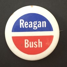 Ronald Reagan George H.W. Bush 1980 Presidential Campaign Button Pin 1.5&quot; - £7.07 GBP