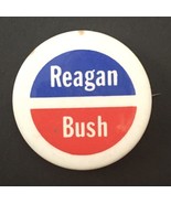 Ronald Reagan George H.W. Bush 1980 Presidential Campaign Button Pin 1.5&quot; - £7.08 GBP