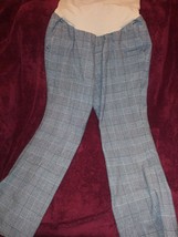A Pea In The Pod Maternity Checkered? Pregnancy Pants  Sz  M - £16.24 GBP