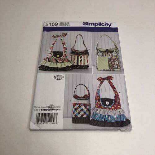 Simplicity 2169 Bags Purses Handbags - $12.86