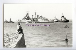 na5795 - Royal Navy Warship - HMS Belfast on her way to the Thames - photograph - £2.09 GBP