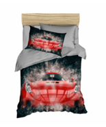 RED FERRARI Bed Duvet Cover Set - $180.29 CAD