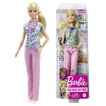 New Barbie Mattel You Can Be Anything Nurse Career Doll With Stethoscope 12&quot; - £8.78 GBP