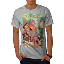 Wellcoda Sublime Landscape Mens T-shirt, Artist Graphic Design Printed Tee - £14.63 GBP+