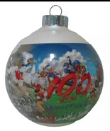 Disney 100 Years of Magic Blown Glass Ball Christmas Orn Mickey Mouse In... - $176.65 MXN