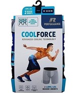 2 Pack Men&#39;s Boxer Briefs Long Leg Underwear Athletic Regular Tall Brief... - $19.25