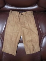 Janie and Jack Brown Herringbone Wool Blend Suit Trouser Pants Size 6-12... - £25.57 GBP