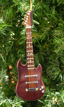 Kurt S. Adler Electric Guitar w/ Case Musical Instrument Christmas Ornament - £11.67 GBP