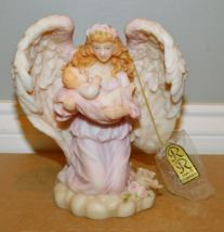 RARE! SIGNED Seraphim Classics Angel Constance &quot;Gentle Keeper&quot; 1996 w/Ta... - $11.87