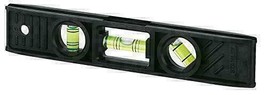 Stanley 0-42-294 Spirit level &quot;Torpedo&quot; of plastic, Black - £14.06 GBP