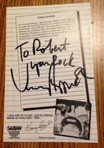 Vinnie Appice signed drum clinic flyer 1980's MINT - $10.63