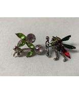 Pin Scatterpin Mosquito With Bow Cupid &amp; Cherry Jewelry Fruit Theme Rhin... - €26,49 EUR