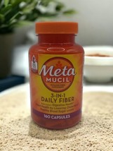 Metamucil 3- IN- 1 Daily Fiber Supplement - 160 Caps Exp 05/2026 - $20.68