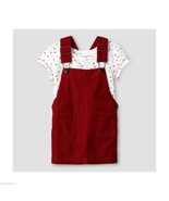 NWT Oshkosh 2 Pc Set Girl&#39;s Size 6-12 mo Slub Jersey Top &amp; Red Cord Skir... - $320.24 MXN