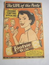 1950 Color Ad Tootsie Roll The Life of the Party - $7.99