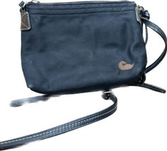 Dooney &amp; Bourke Red Nylon and Leather Crossbody Purse Bag with Duck Logo - £27.66 GBP
