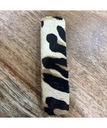 Animal Print Hair-On-Hide Hair Barrette Clip Rectangle Made in France 3 ... - €16,96 EUR