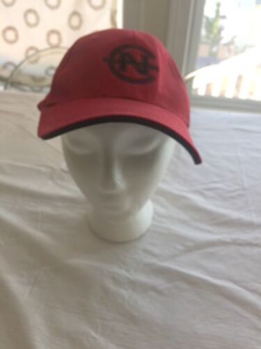 Primary image for VTG 1990s NWOT NAUTICA Competition Cotton Blend  Red Snapback Hat SZ L/XL