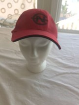 VTG 1990s NWOT NAUTICA Competition Cotton Blend  Red Snapback Hat SZ L/XL - £31.18 GBP