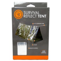 Emergency Survival Tent Reflect Surface Waterproof Includes 14ft Suspension Cord - £11.84 GBP