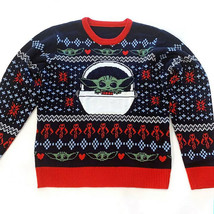 Star Wars The Mandalorian Grogu The Child Holiday Sweater - Geeknet - £40.05 GBP