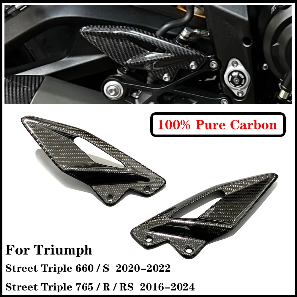 For Triumph Street Triple 660 765 R RS 2016-2021 2022 2023 2024 Carbon Fiber - £45.45 GBP+
