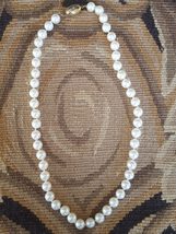 Genuine White Pearl 16 In, 7 Mm Necklace - £319.68 GBP